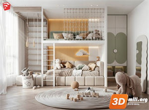 Children Room Scenes Skp FIles 